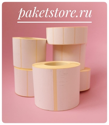 Термоэтикетки ЭКО 30*20 мм, 1800 шт. в рулоне, самоклеящиеся, 10 роликов 2455 - фото 7463