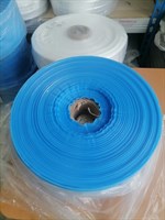 Рукав ПВД 150мм 100 мкм Цвет: Голубой (прозрачный)