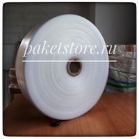 Рукав ПВД 35 см, 150 мкм, 1 сорт, прозрачный, 101м, 10 кг 2484