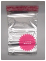 Пакет полипропиленовый с донной складкой 26х37+ (2х2,5)ф + 5см, 30 мкм, прозрачный, 100 шт 2261