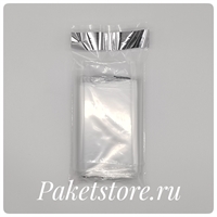 Сейф-пакет (прозрачный) 100 x 150 + 4 мм, без кармана, 50 (мкм), 100 шт. в упаковке 2715